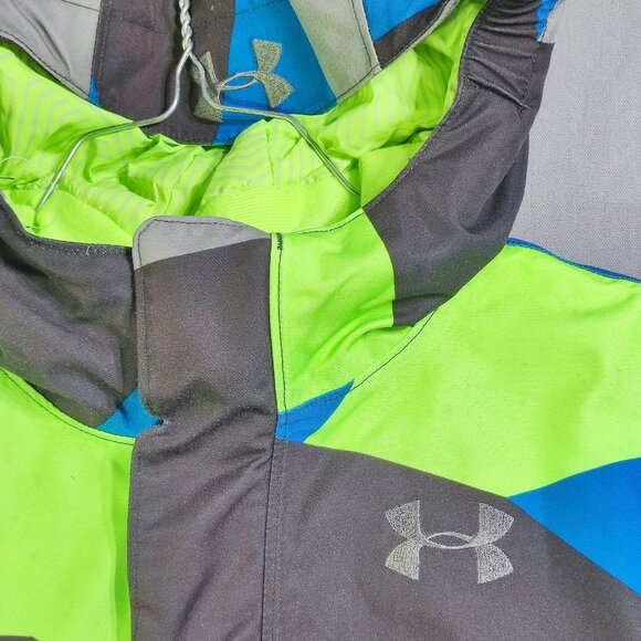 Under Armour Infrared hooded winter jacket youth size YL multi- colour - Picture 10 of 16